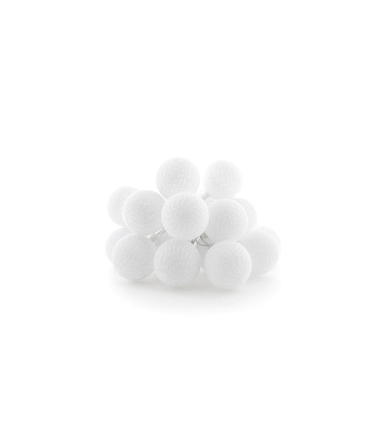 Cotton Ball Lights - Buitenlichtslinger - Blanco