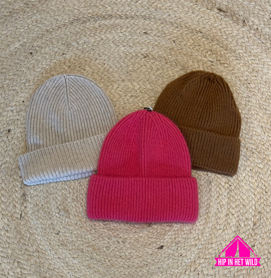 Fuchsia muts - beanie