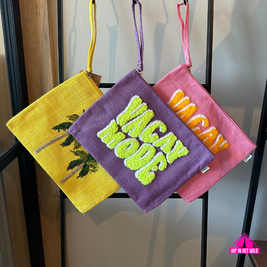 Canvas reistas type Vacay mode en Palmbomen