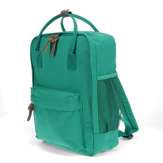 Rex London Compacte rugzak in geel, rood, groen en roze.