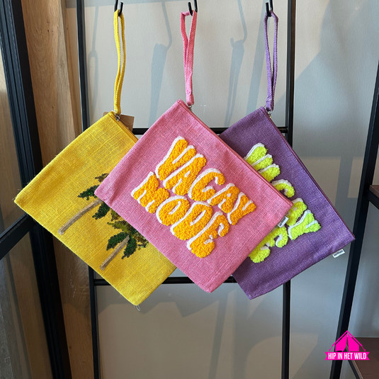 Canvas reistas type Vacay mode en Palmbomen