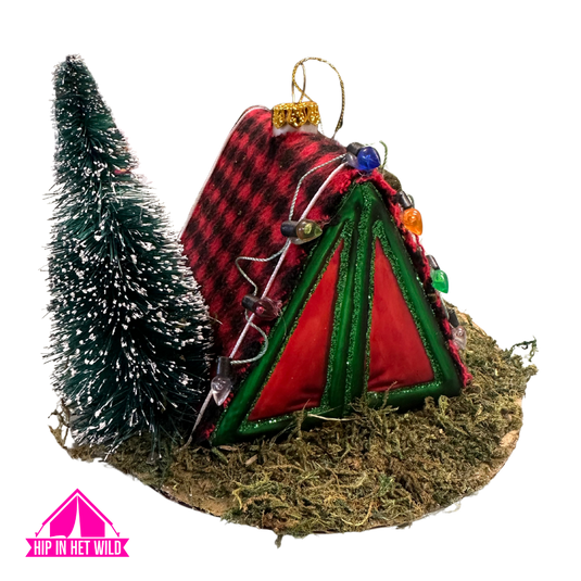 Kerstornament tent 11cm