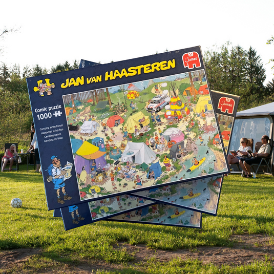 Jan van Haasteren - puzzel - Kamperen in het bos