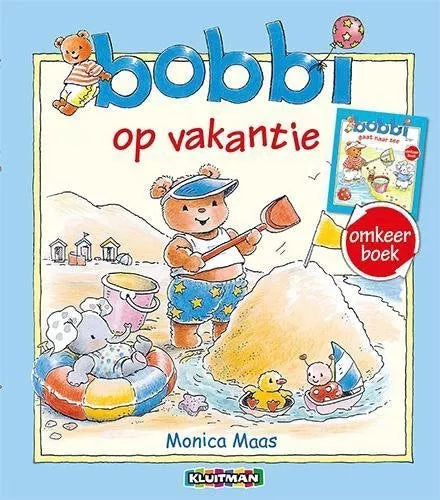 Boek: Bobbi omkeerboek: Bobbi gaat naar zee & op vakantie