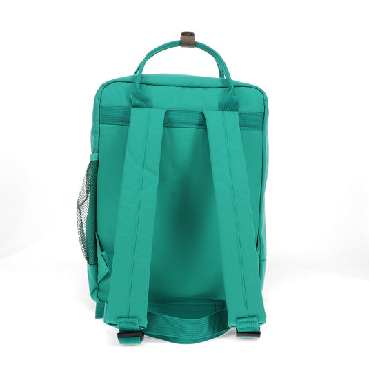 Rex London Compacte rugzak in geel, rood, groen en roze.