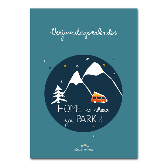 Verjaardagskalender kamperen