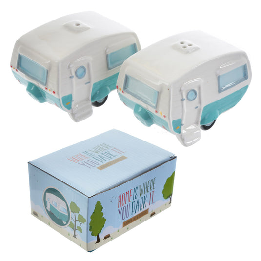 Home is where you park it - Caravan keramische zout & peper set
