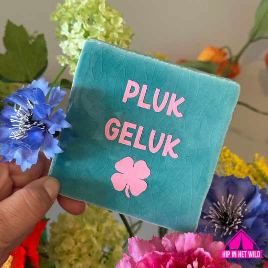 Tegeltje Ocean Blue Pluk Geluk