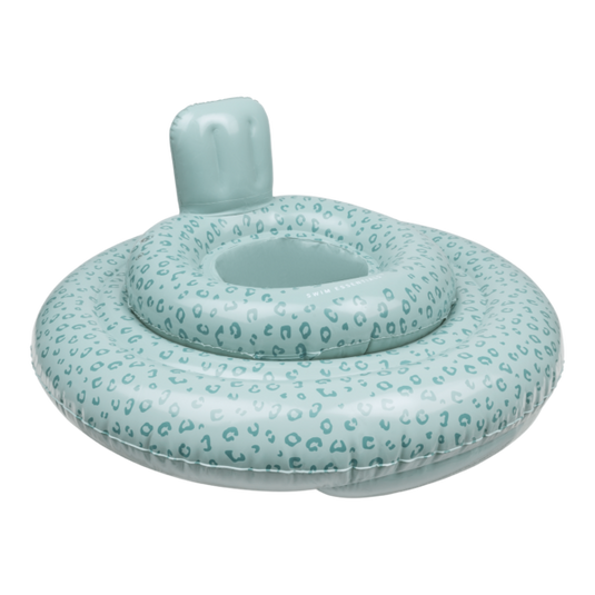 Swim Essentials Baby Float Groen Panterprint 0-1 jaar