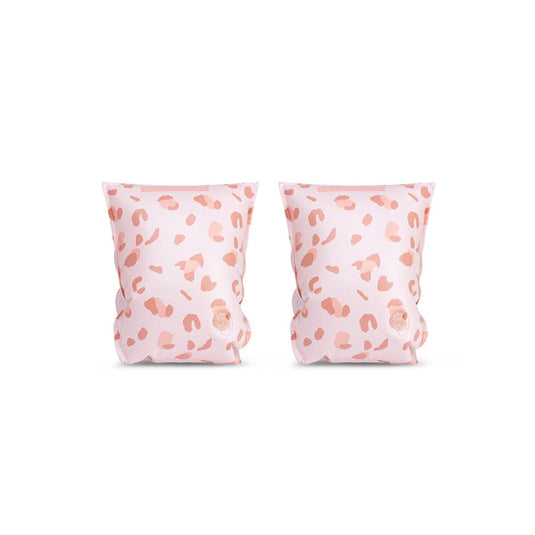 Swim Essentials Zwembandjes Oudroze Panterprint