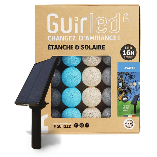 GUIRLED - Avatar Outdoor waterdicht en solar lichtslinger met LED-ballen (16 en 32 ballen)