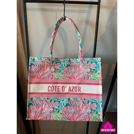 Côte D'Azur canvas tas