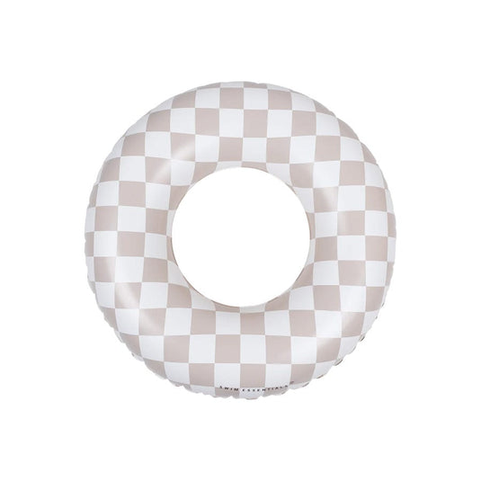 Swim Essentials | Checkmate | Beige Zwemband Ø 90 cm