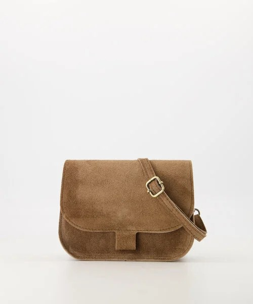 Suede – Crossbody tas – Taupe