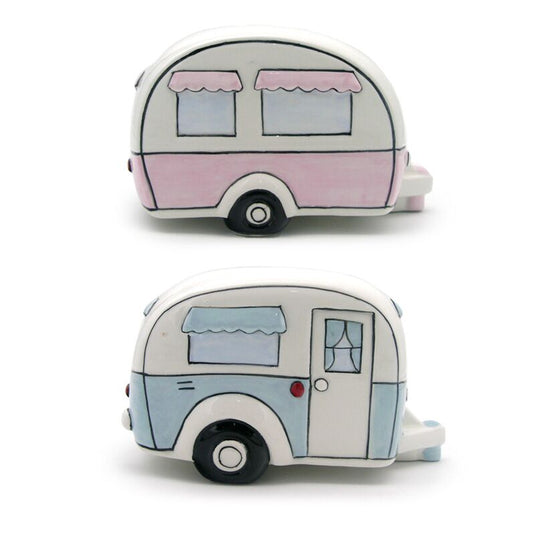 Home Is Where You Park It Caravan Keramiek Peper- en Zoutstel
