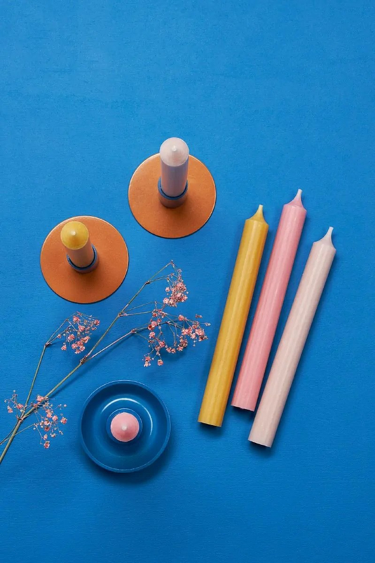 Kandelaar Gabi marmelade/blauw