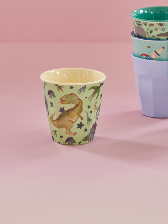 Rice – Melamine beker – Dino Print – medium