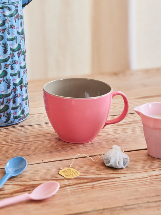 Rice - Melamine Jumbo Mok in Koraal
