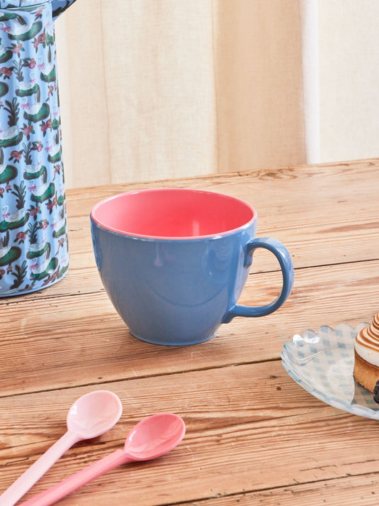 Rice - Melamine Jumbo Mok in rustig blauw