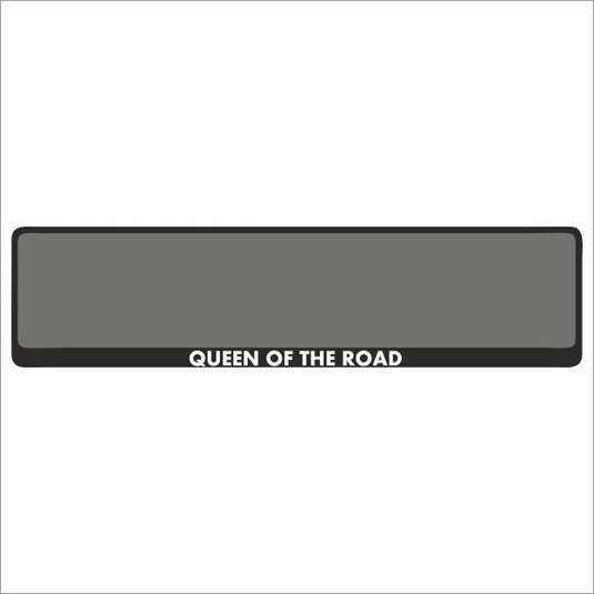 Kentekenplaathouder - Queen of the road