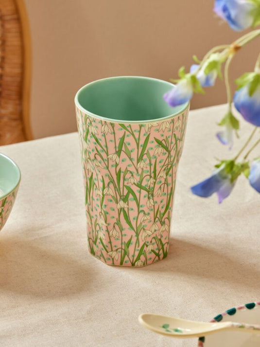 Rice – Melamine beker – New Snowdrop Print- groot