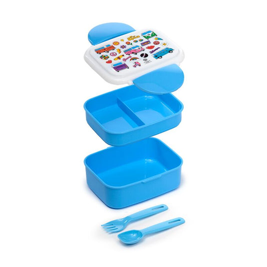 Volkswagen Busje T1 Retro lunch box met bestek