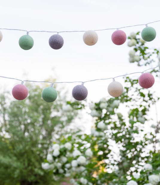 Cotton Ball Lights – Buitenlichtslinger – Paraiso