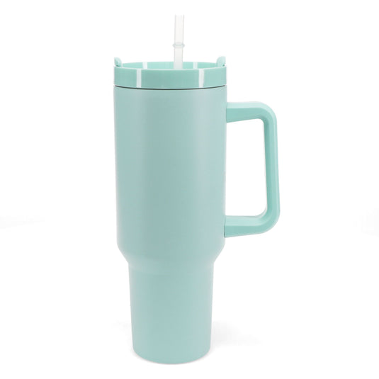 Reisbeker met handvat (1,2 liter) - Lichtblauw