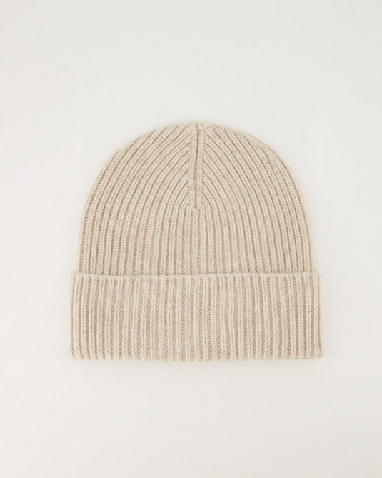 Muts - Beanie - Ecru - Greencash garen Eco Cashmere