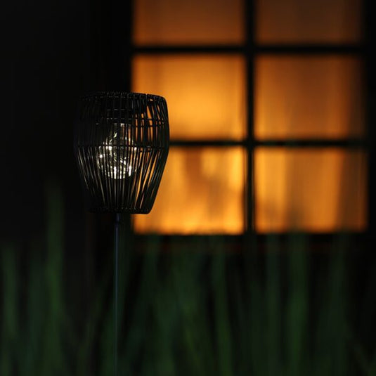 Prik solar lamp zwart