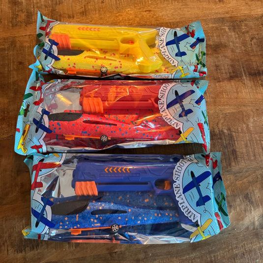 Air foam vliegtuig met afschietpistool