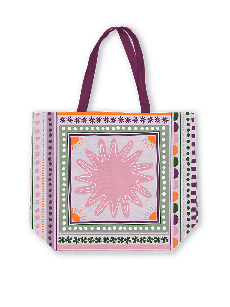 Afbeelding laden in Galerijviewer, Canvas tas - Bohemian Tropic
