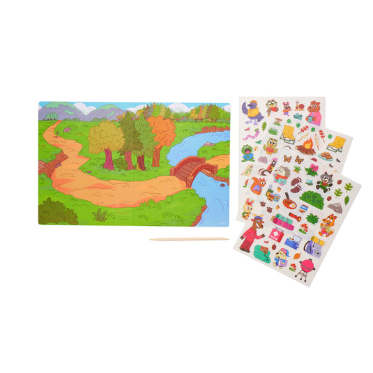 Ooly – Set The Scene Transfer Stickers – Let’s Go Camping