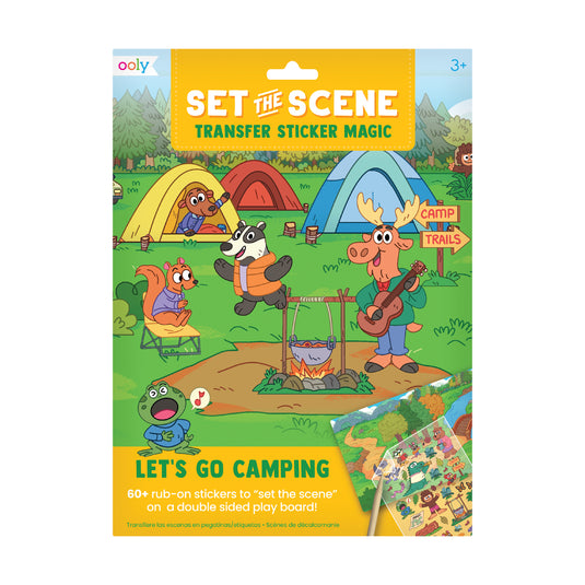 Ooly – Set The Scene Transfer Stickers – Let’s Go Camping