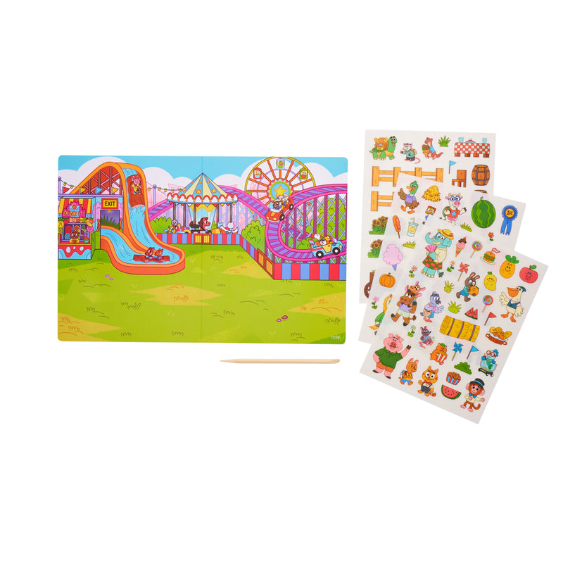 Afbeelding laden in Galerijviewer, Ooly – Set The Scene Transfer Stickers – Day At The Fair
