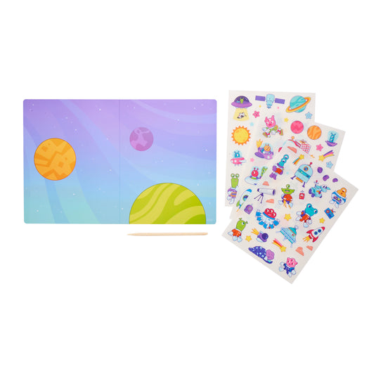 Ooly – Set The Scene Transfer Stickers – Galaxy Buddies