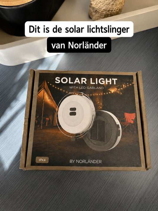 NORLÄNDER Solar Lamp Met LED Slinger