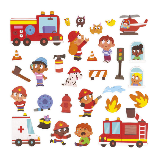 Janod Magneet Stories – Brandweer