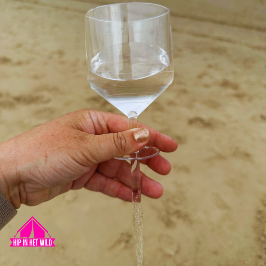 Esschert Design Strandglas wijnglas