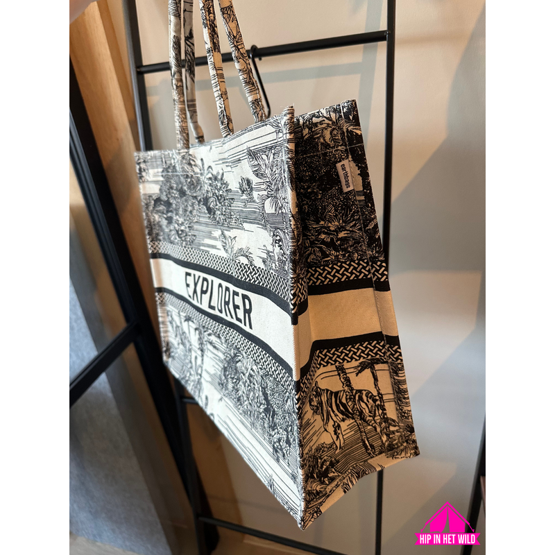 Afbeelding laden in Galerijviewer, Explorer canvas tas
