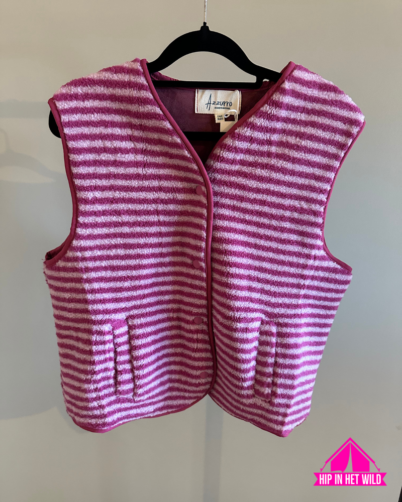 Afbeelding laden in Galerijviewer, Teddy Gilet Roze
