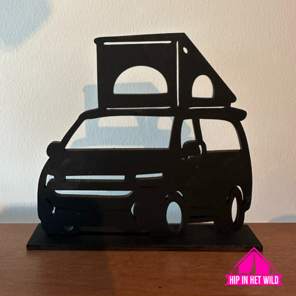 Afbeelding laden in Galerijviewer, Houten frame camping in caravan of camper model incl. standaard
