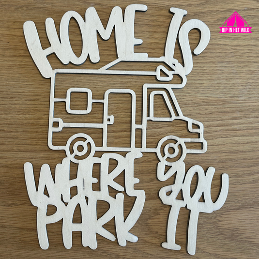 Houten wanddecoratie voor je camper of caravan