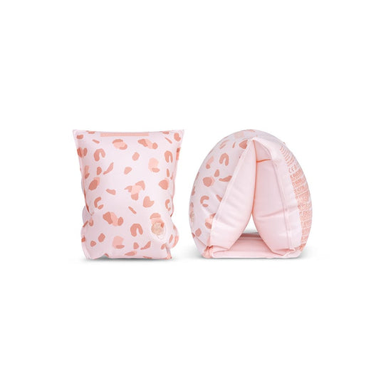 Swim Essentials Zwembandjes Oudroze Panterprint