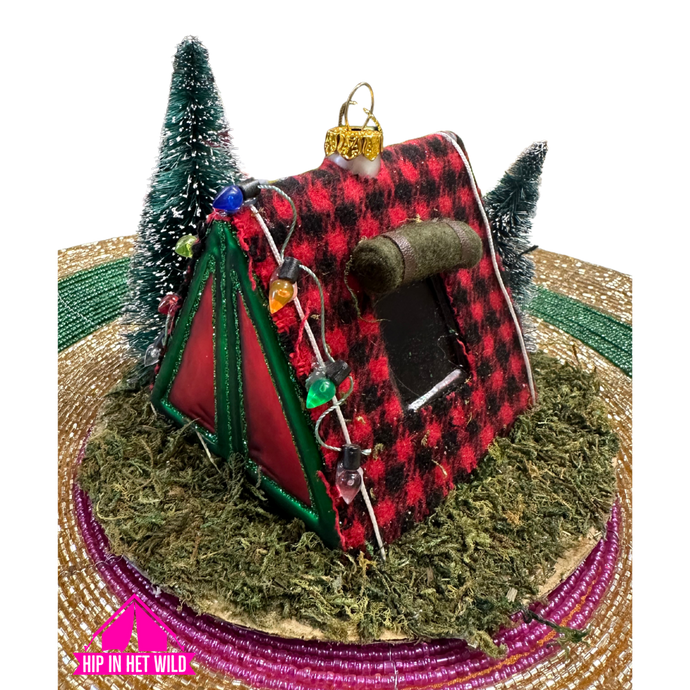 Kerstornament tent 11cm