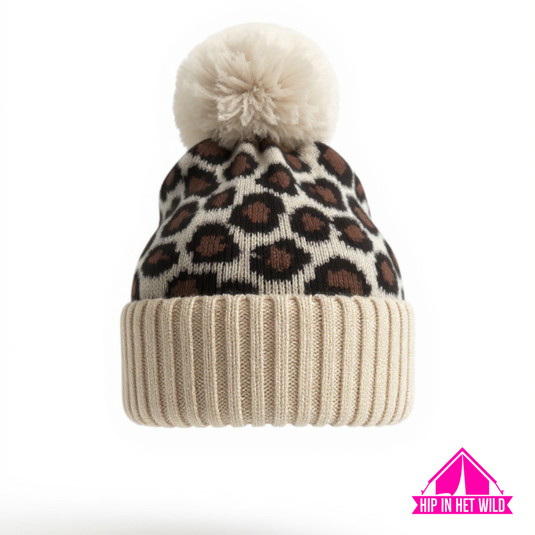 Panter muts beige