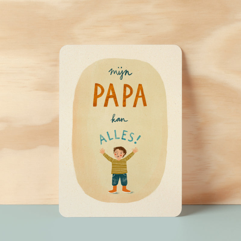 Afbeelding laden in Galerijviewer, Ansichtkaart |  Mijn papa kan alles! Zoon
