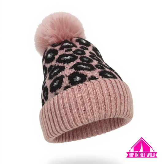 Panter muts roze