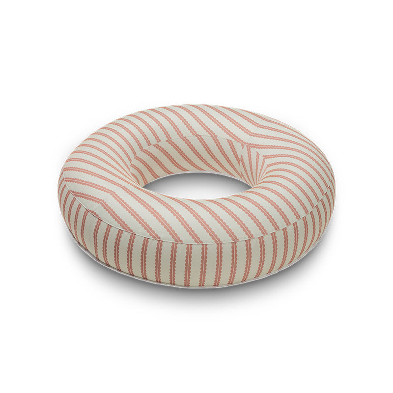 Afbeelding laden in Galerijviewer, Swim Essentials Premium Zwemring Rood/Beige - Saint Tropez – Ø 120 cm
