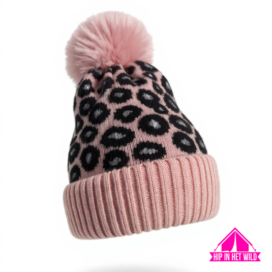 Panter muts roze
